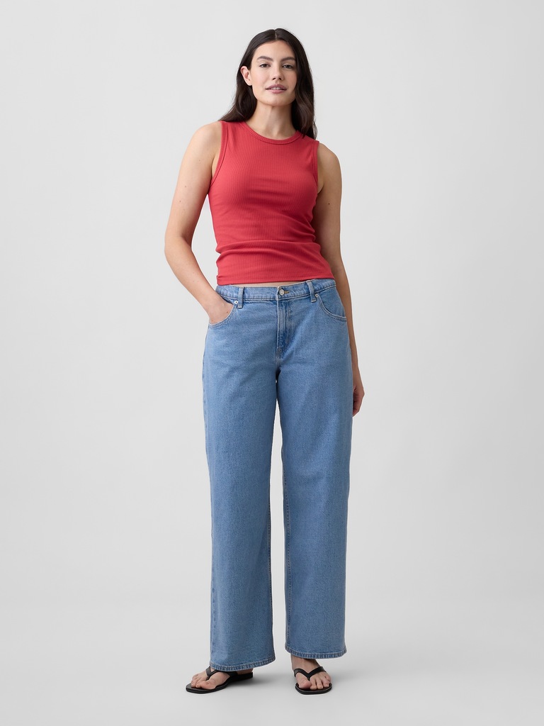 Low Rise '90s Loose Jeans