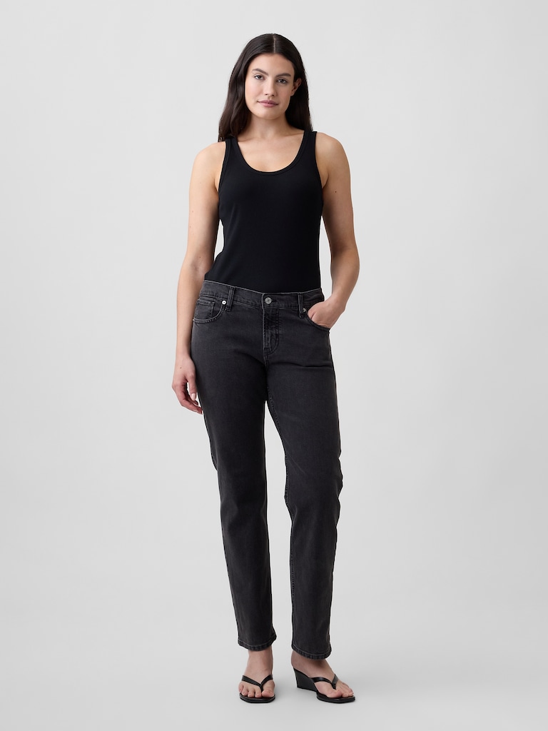 Low Rise '90s Slim Straight Jeans