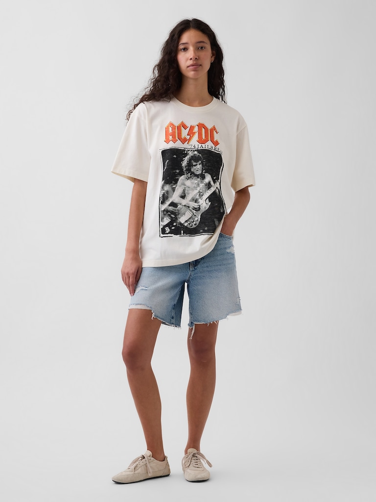 AC/DC Relaxed Graphic T-Shirt