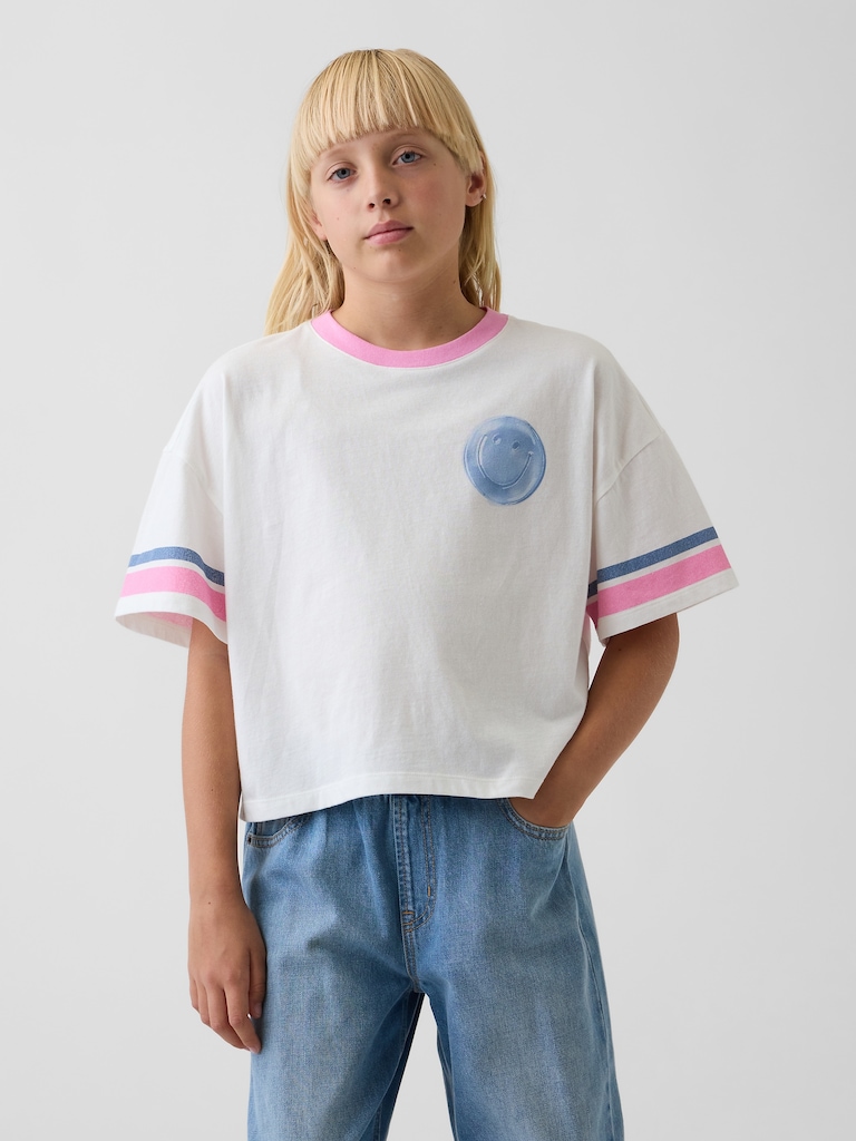 Kids Oversized Graphic T-Shirt