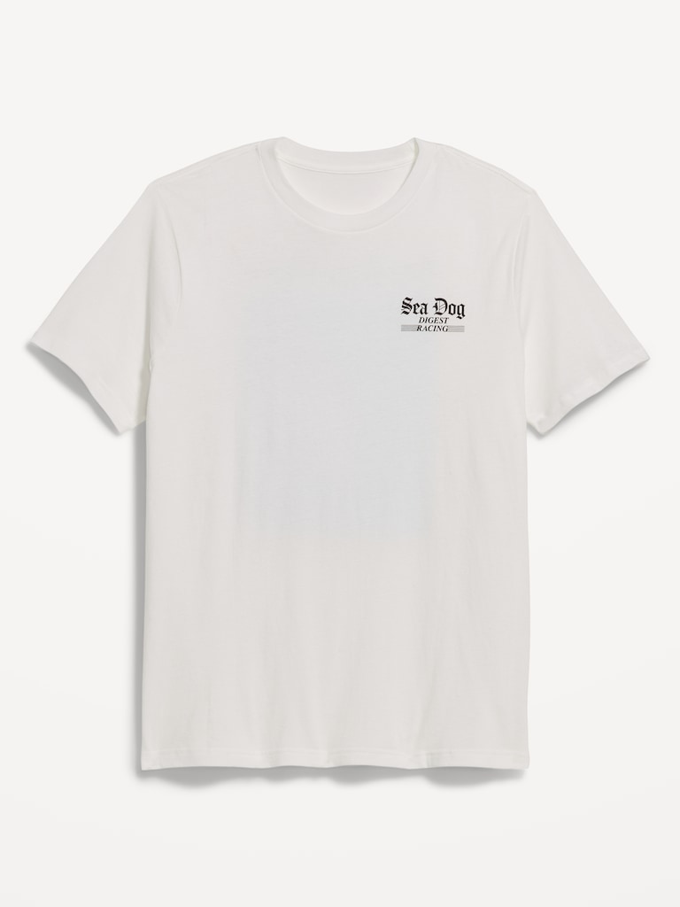 Soft-Washed Crew-Neck Graphic T-Shirt