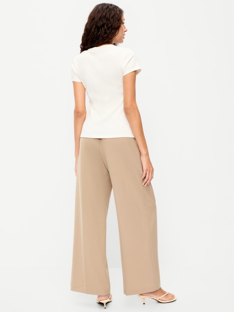 High-Waisted Billie Wide-Leg Trouser