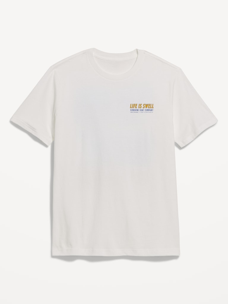 Soft-Washed Crew-Neck Graphic T-Shirt