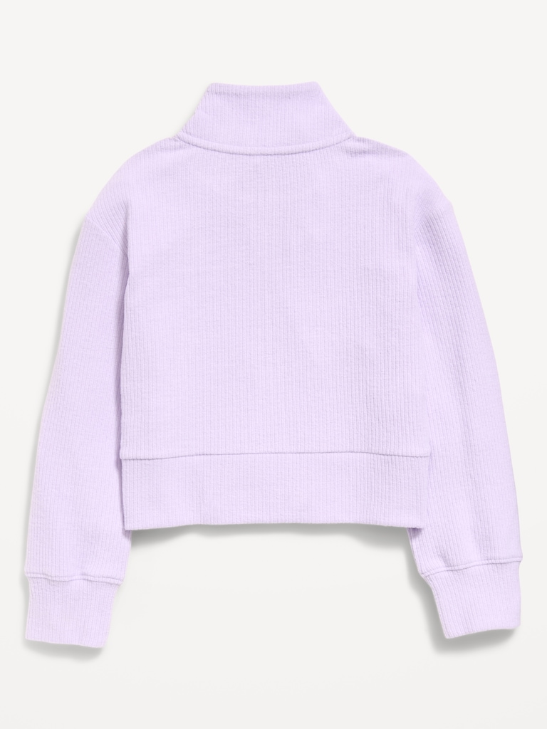Veste à capuchon UltraConfo à glissière bidirectionnelle pour fille