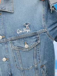 Old Navy x Disney Mickey Mouse Denim Trucker Jacket for Adults