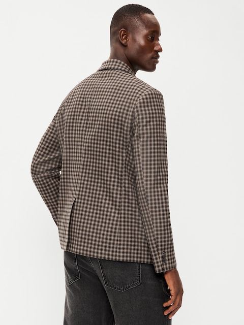 Relaxed Unlined Twill Blazer