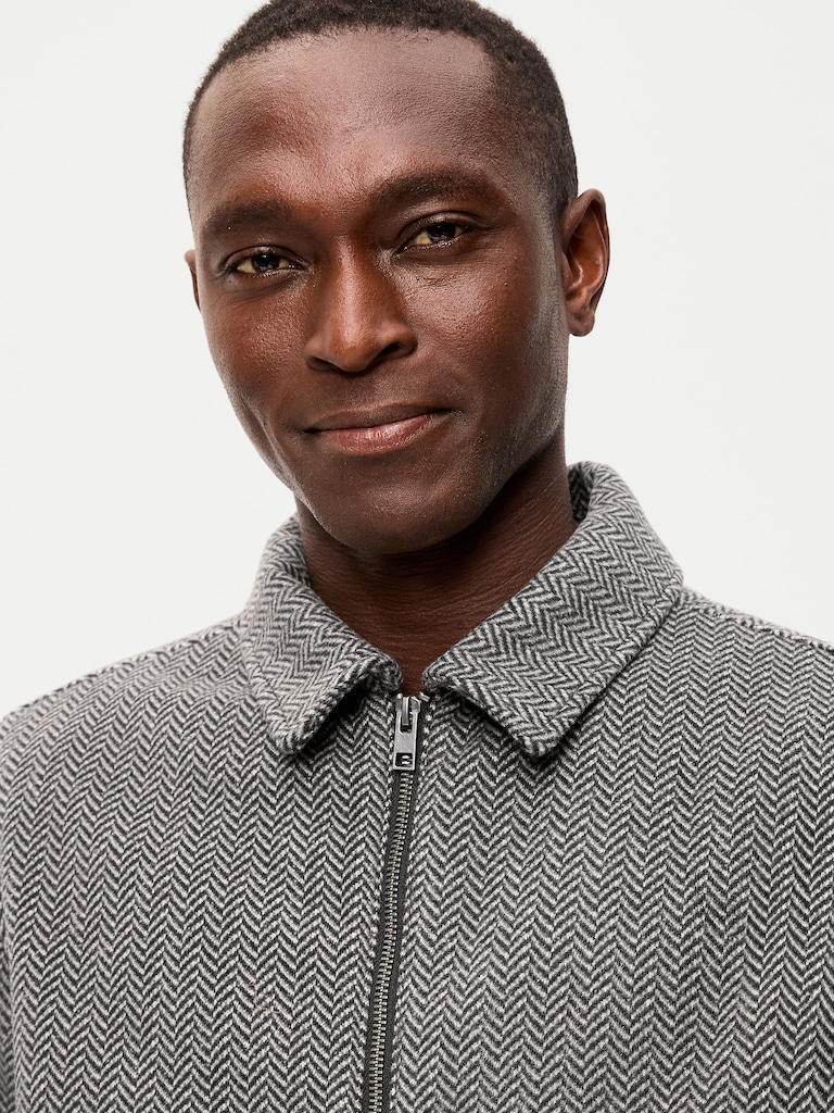 Relaxed Harrington Jacket