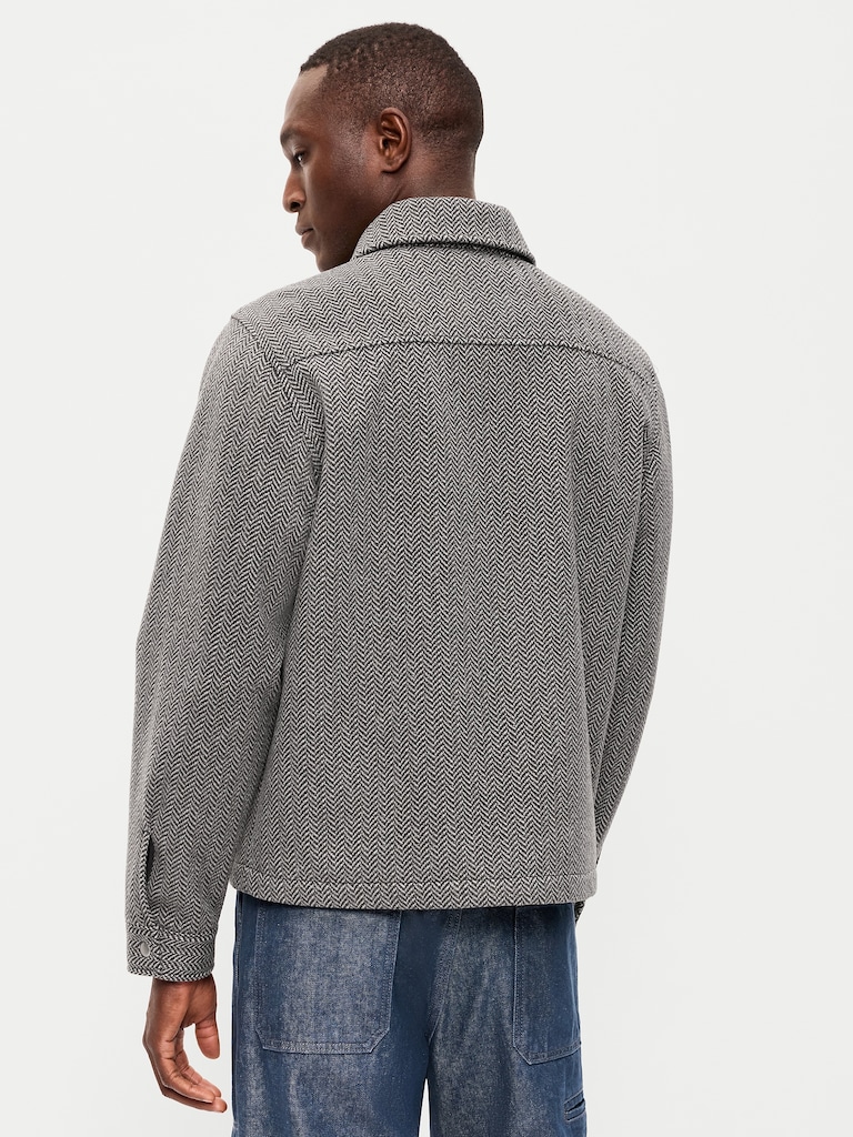 Relaxed Harrington Jacket