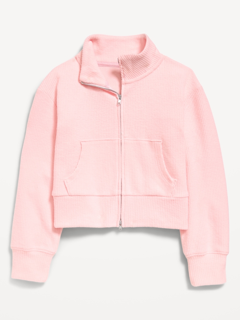 Veste à capuchon UltraConfo à glissière bidirectionnelle pour fille
