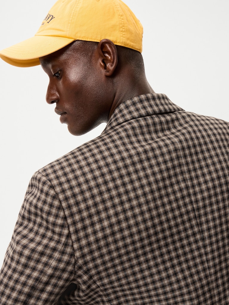 Blazer décontracté en sergé, sans doublure