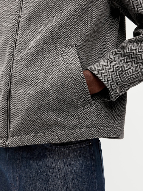 Relaxed Harrington Jacket