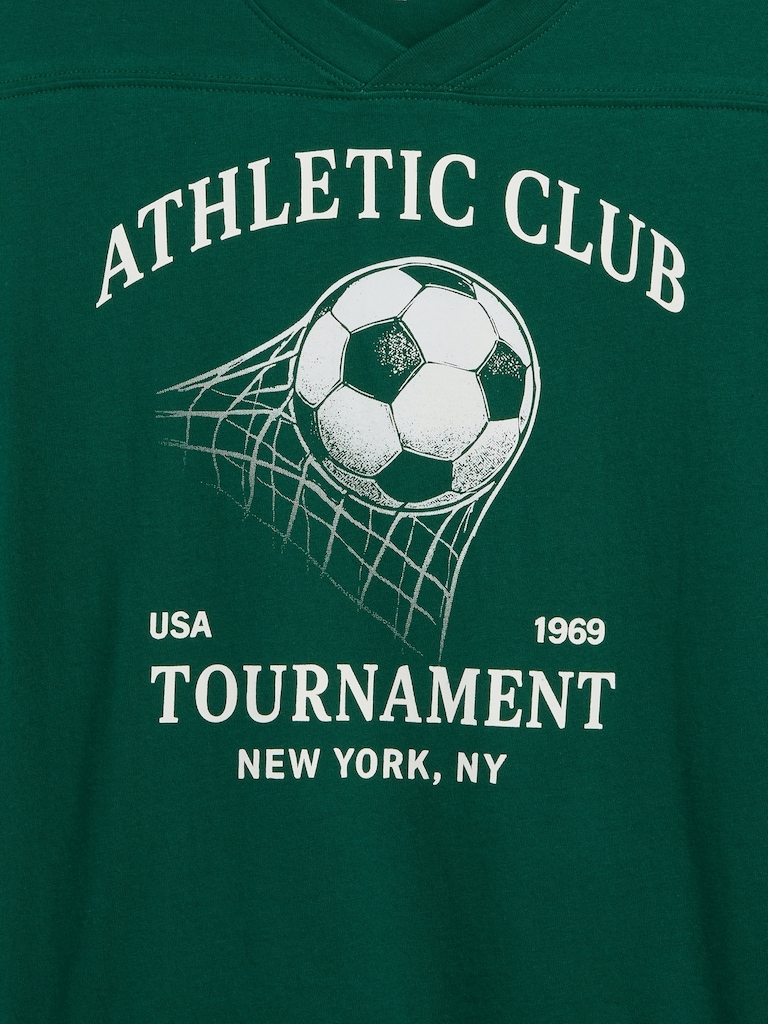Kids Oversized Soccer T-Shirt