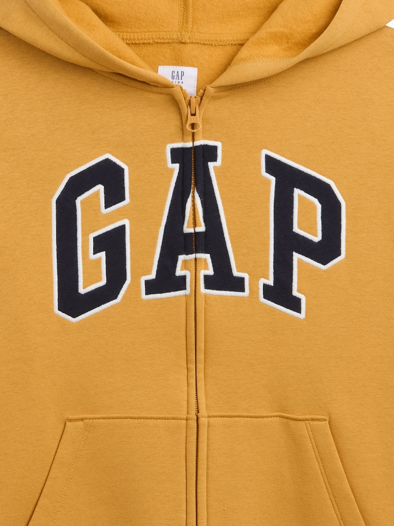 Kids Relaxed Gap Logo Zip Hoodie