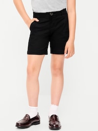 School Uniform Twill Bermuda Shorts for Girls