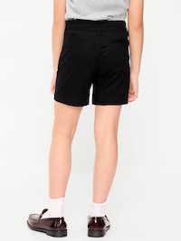 School Uniform Twill Bermuda Shorts for Girls