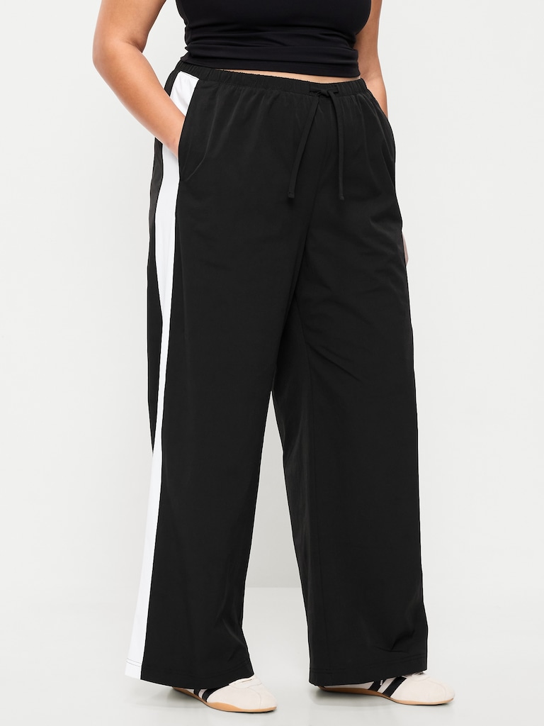 High-Waisted TrekTech Lightweight Woven Active Pants