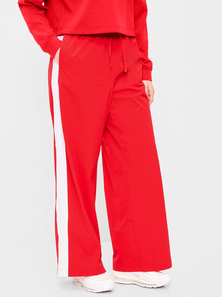 High-Waisted TrekTech Lightweight Woven Active Pants