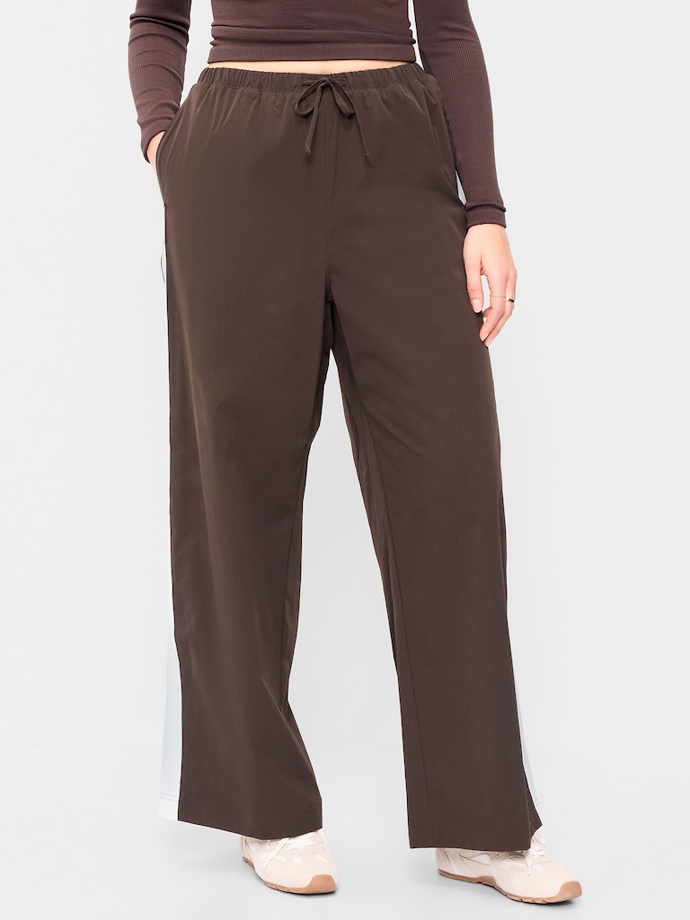 High-Waisted TrekTech Lightweight Woven Active Pants
