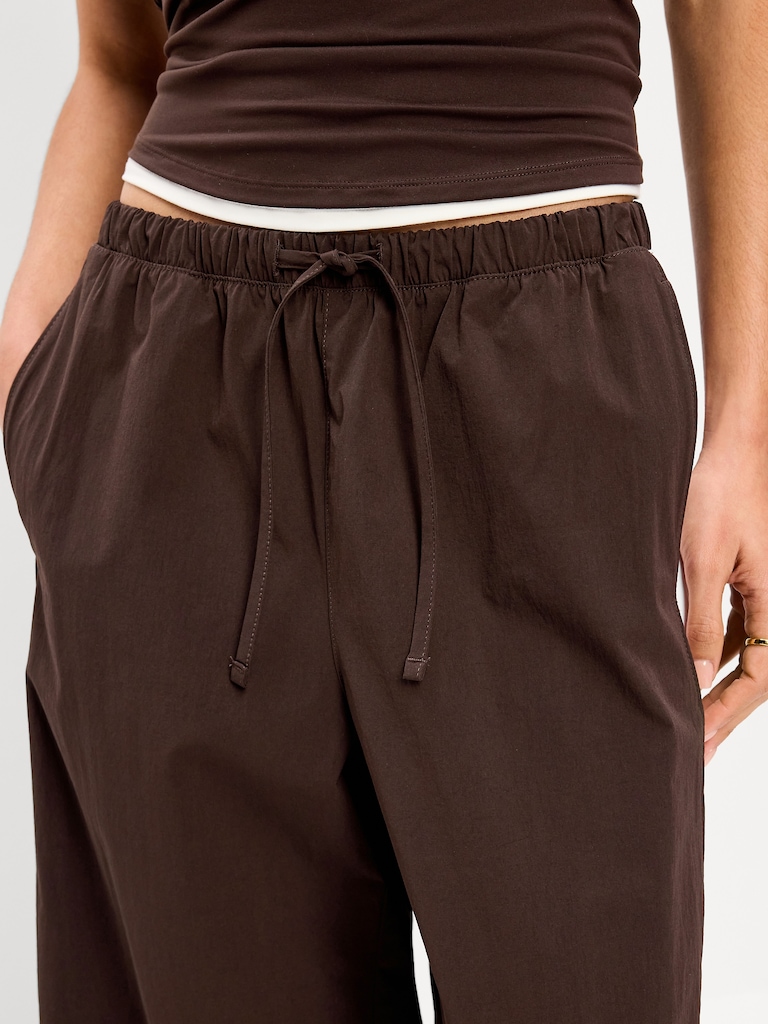High-Waisted TrekTech Lightweight Woven Active Pants