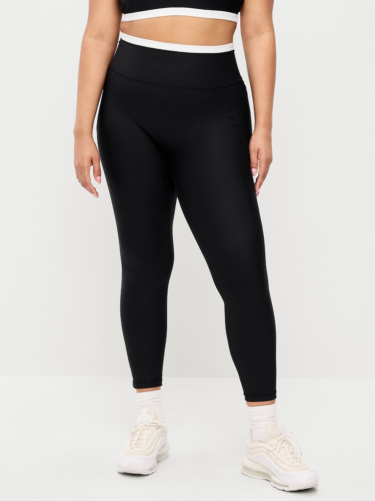 Extra-High Waisted PowerSoft Boundless 7/8 Pocket Leggings – No Front Seam