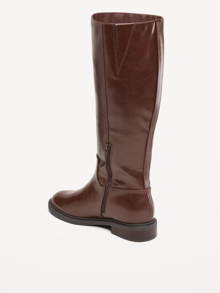 Mid-Calf Riding Boots for Women