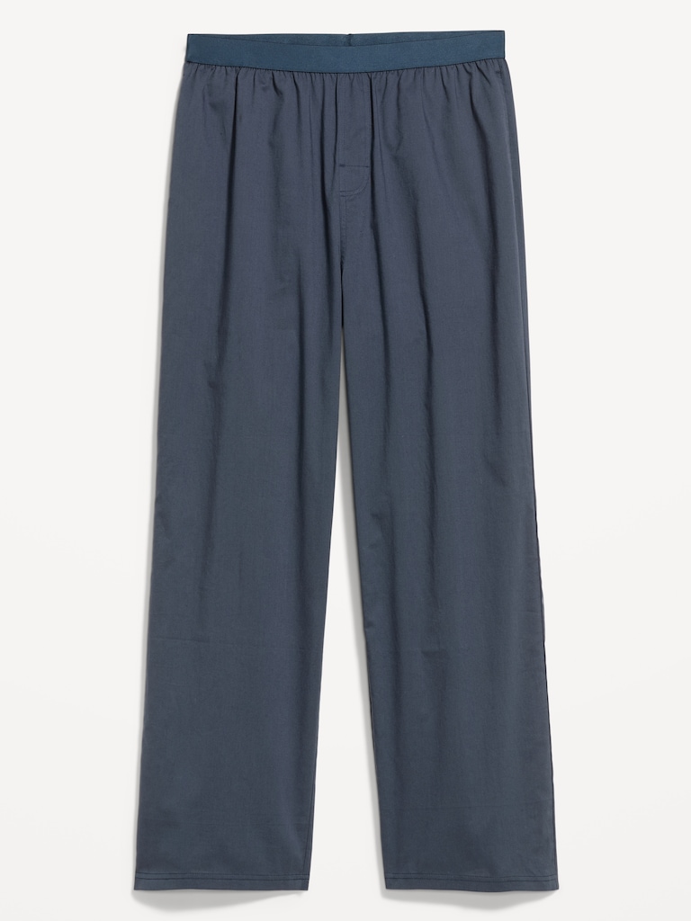 Elastic-Waist Poplin Pajama Pant