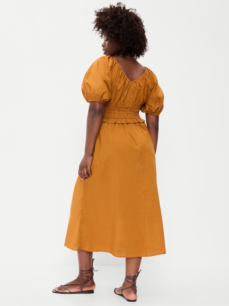 Fit & Flare Prairie Midi Dress