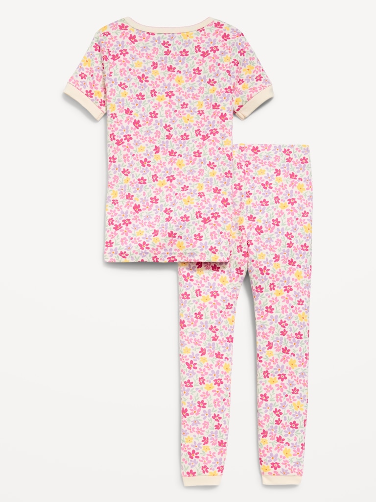 Printed Snug-Fit Pajama Set for Toddler & Baby