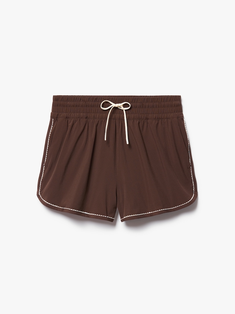 Weekender High Rise Picot 3" Run Short
