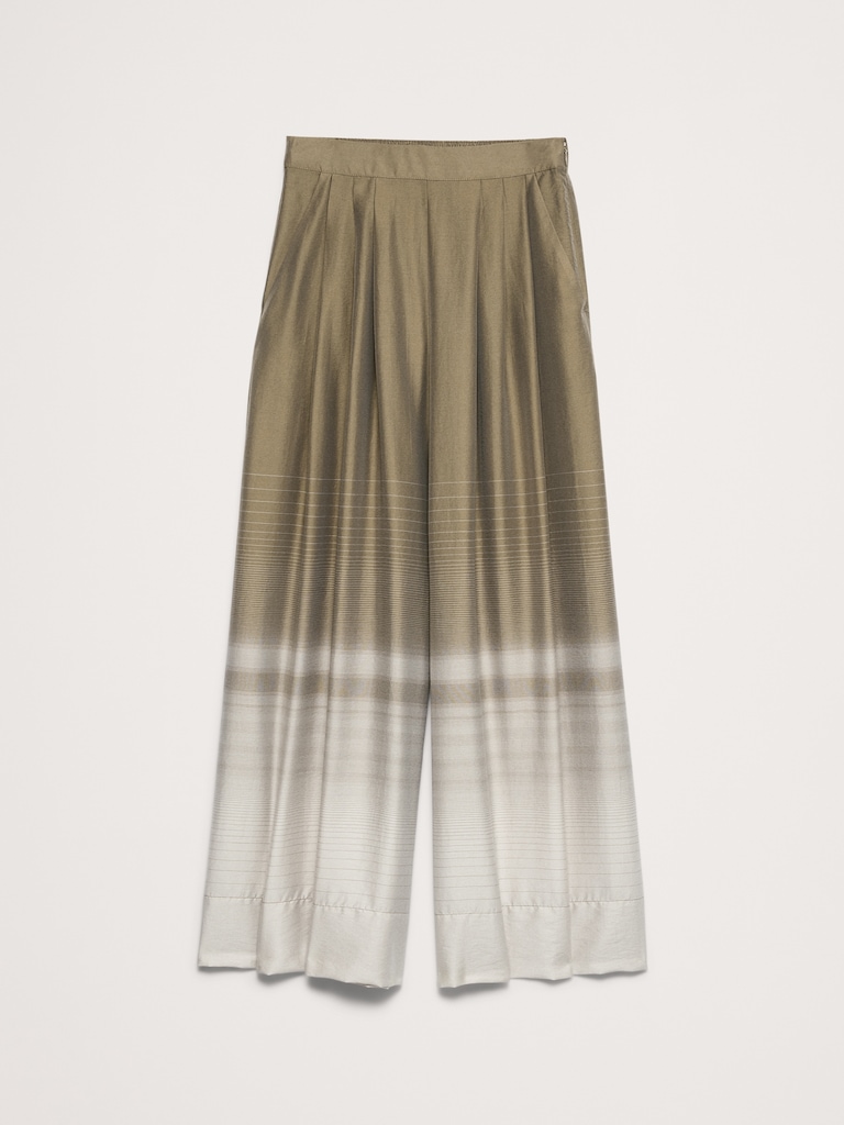 High-Rise Wide-Leg TENCEL™-Nylon Palazzo Pant