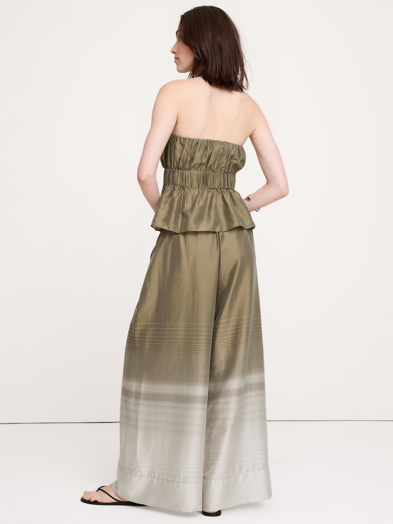 High-Rise Wide-Leg TENCEL™-Nylon Palazzo Pant