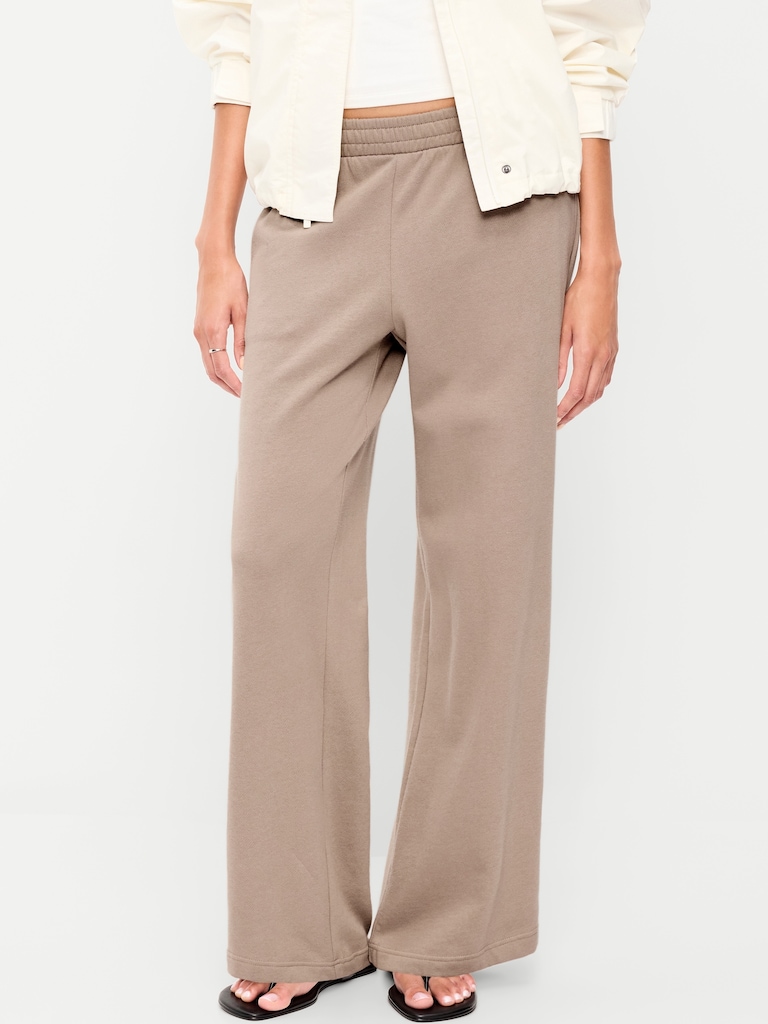 High-Waisted SoComfy Wide-Leg Sweatpants