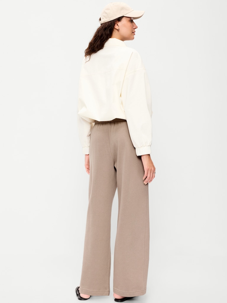 High-Waisted SoComfy Wide-Leg Sweatpants
