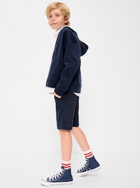 School Uniform Quick-Dry Tech Knee Length Shorts for Boys