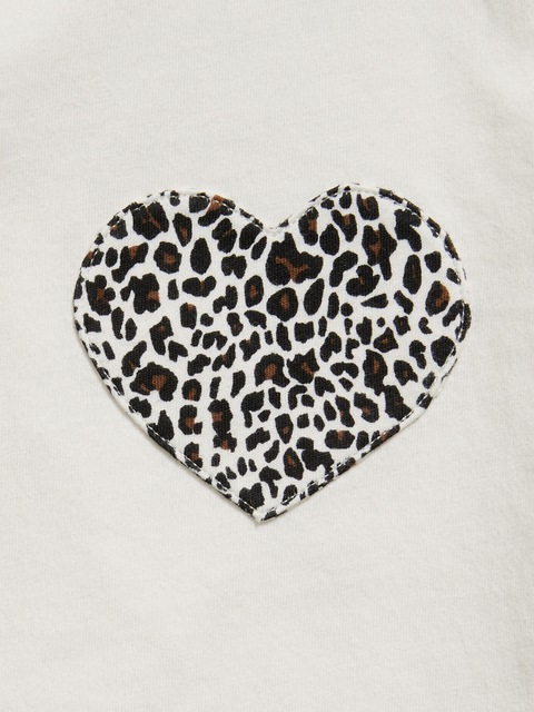 Softest Short-Sleeve Heart-Pocket T-Shirt for Girls