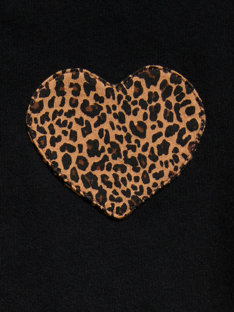 Softest Short-Sleeve Heart-Pocket T-Shirt for Girls