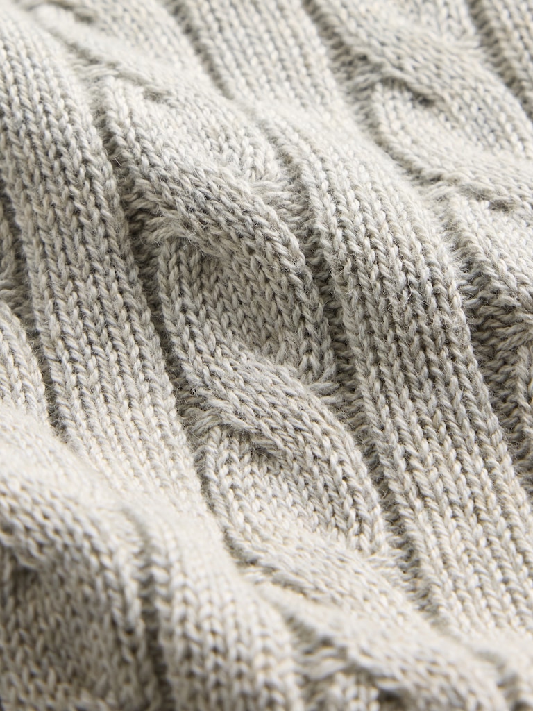 Kids Cable-Knit Sweater Skort