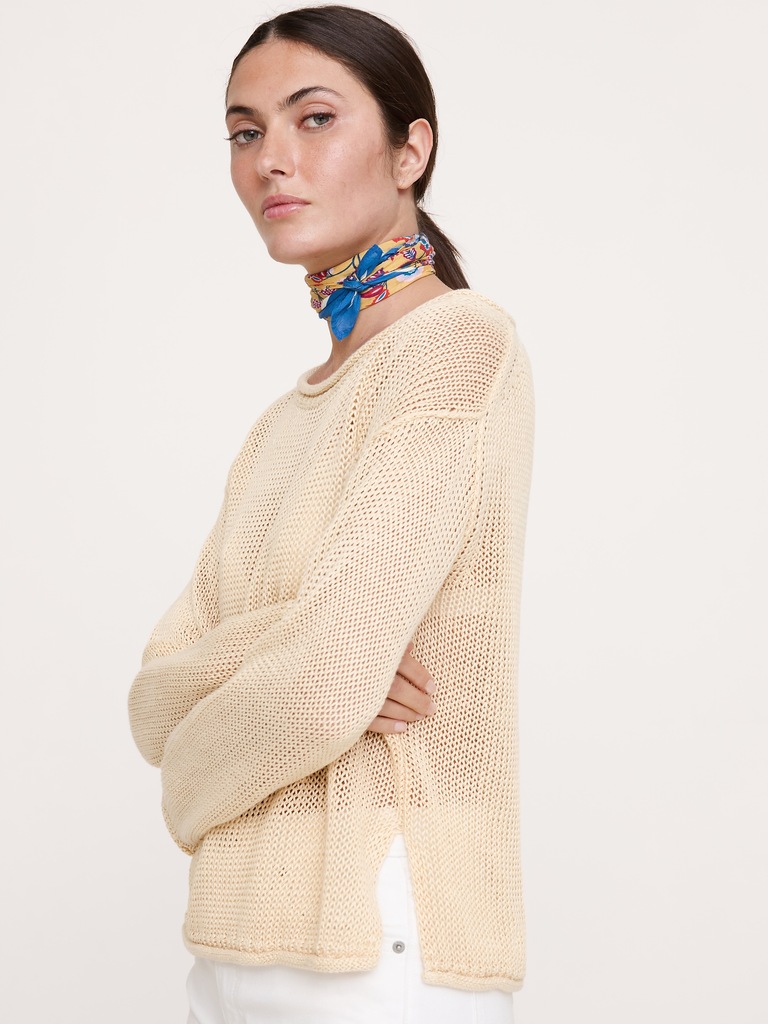 Embroidered Cotton Scarf by Vismaya
