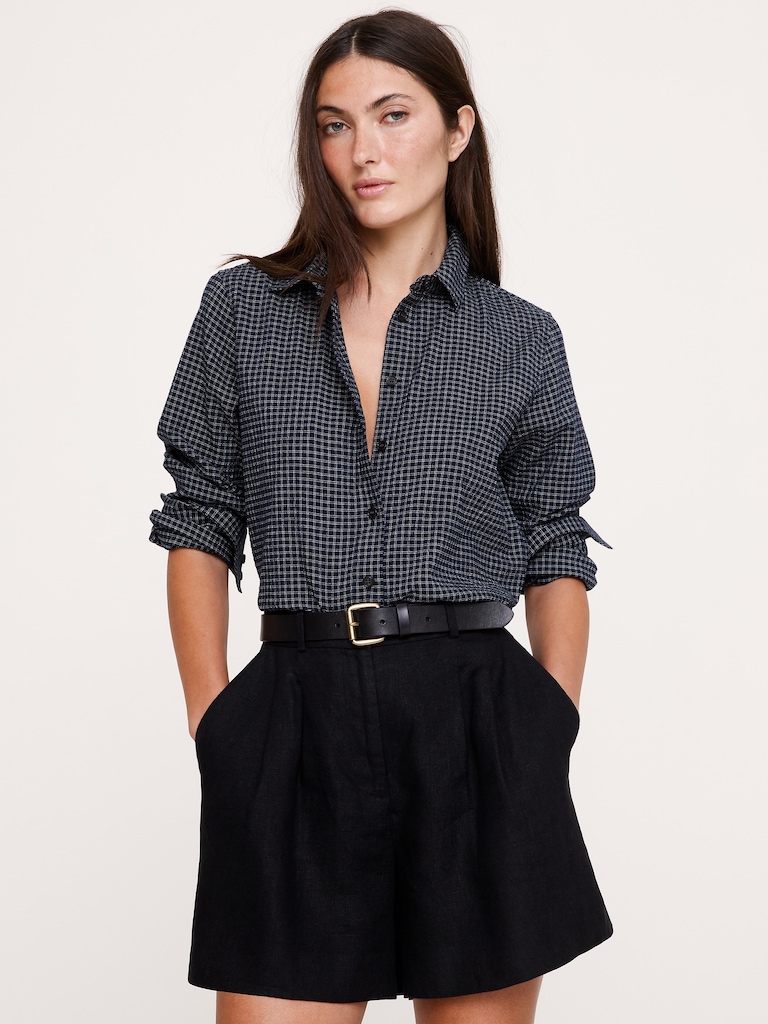 The Everyday Shirt In Seersucker