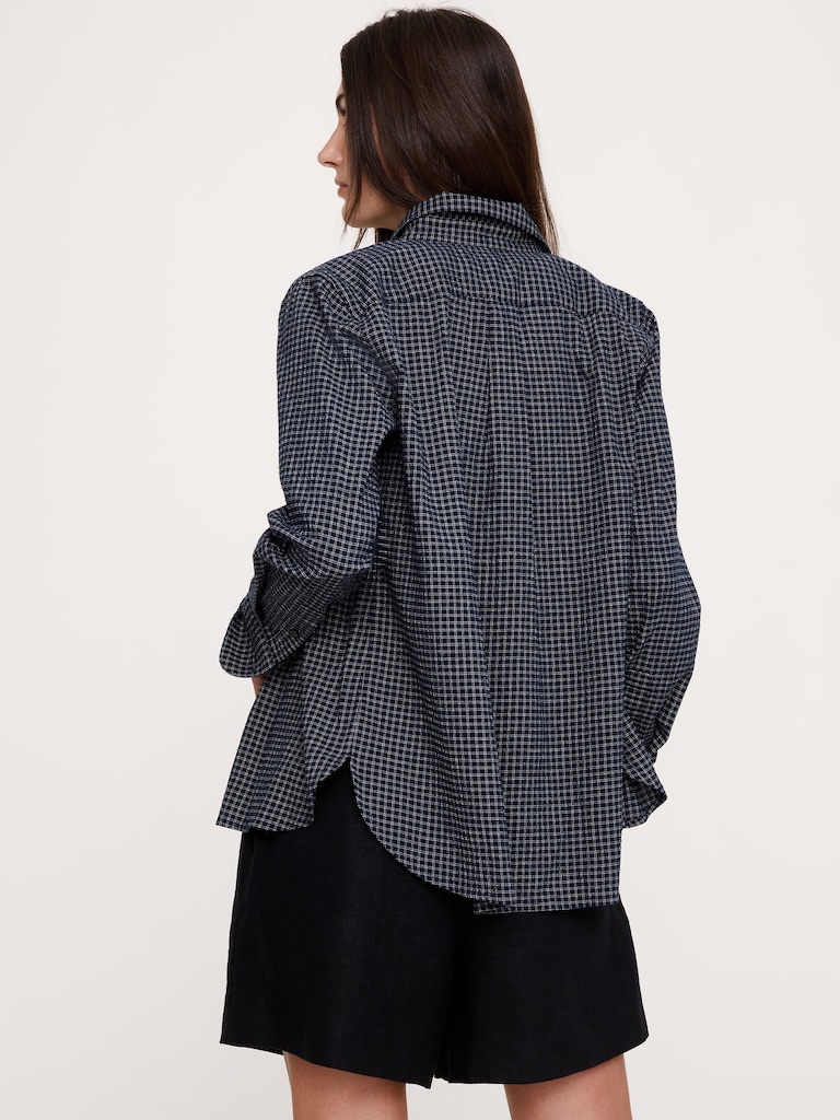 The Everyday Shirt In Seersucker