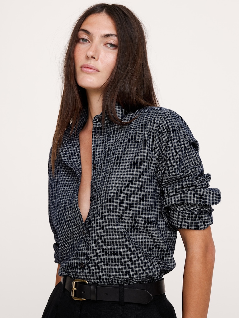 The Everyday Shirt In Seersucker