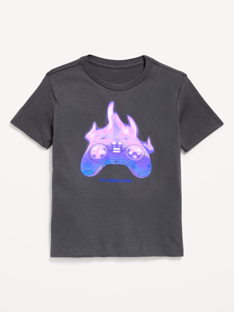 T-shirt à manches courtes à imprimé pour garçon