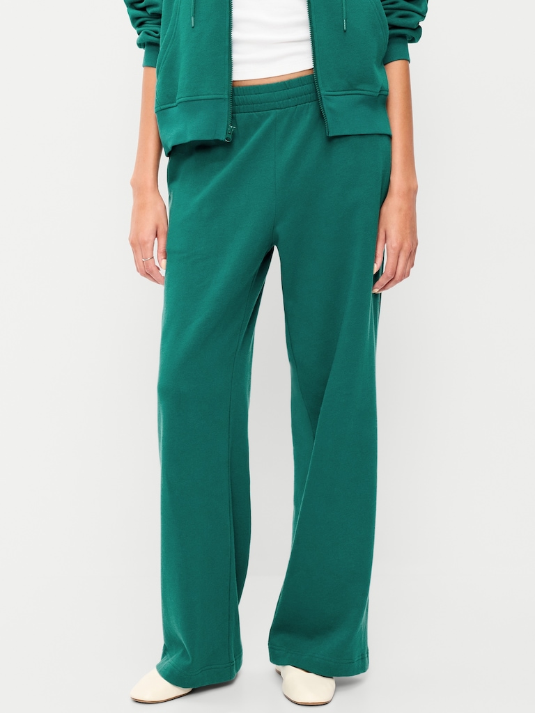 High-Waisted SoComfy Wide-Leg Sweatpants