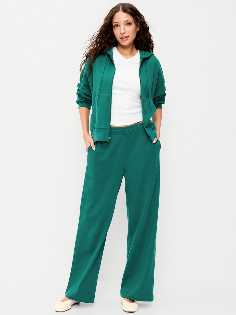 High-Waisted SoComfy Wide-Leg Sweatpants