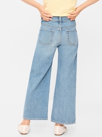 High-Waisted Baggy Wide-Leg Jeans for Girls