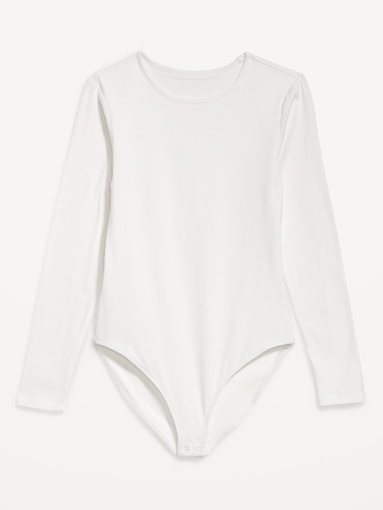 Long-Sleeve Crew-Neck Bodysuit