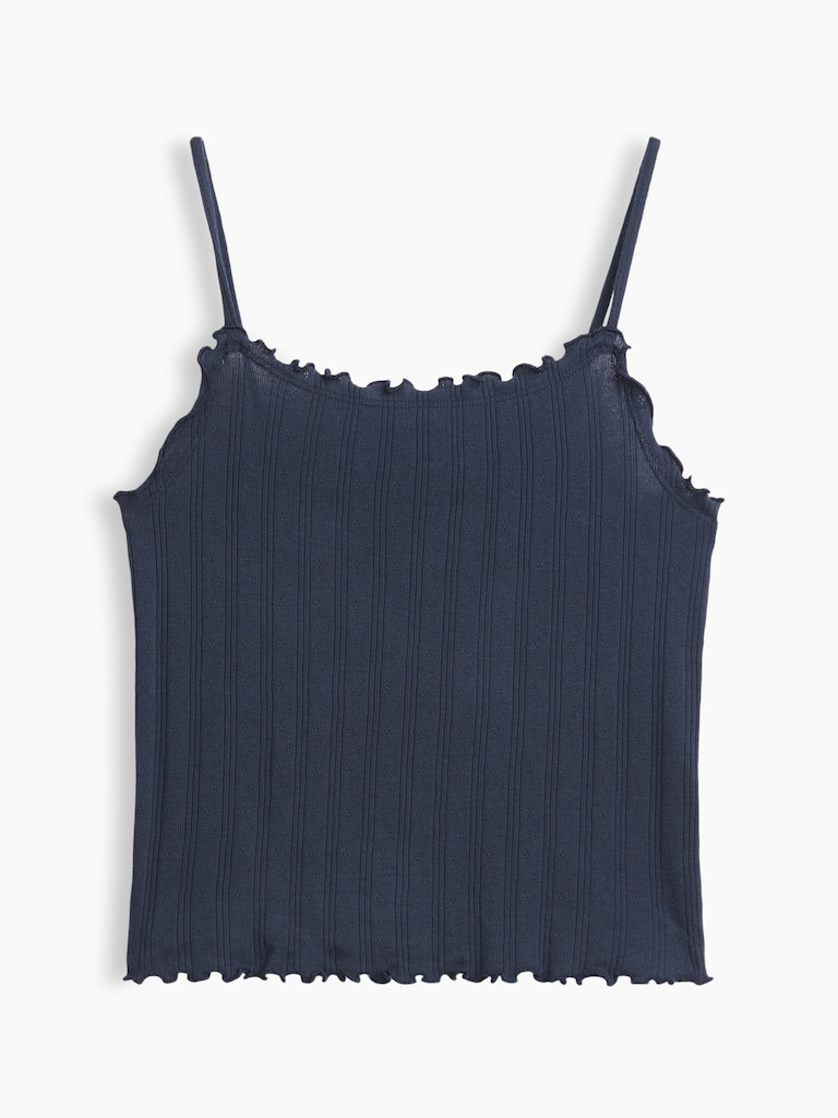 Kids Pointelle Rib Cami