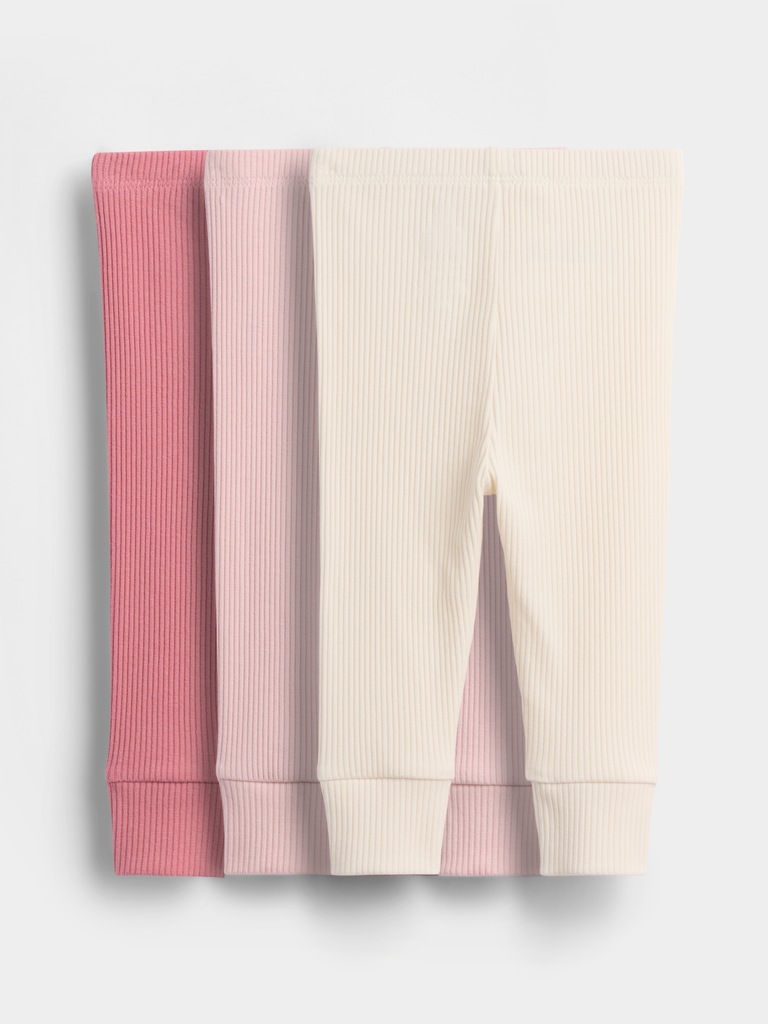 Baby First Favorites TinyRib Pants (3-Pack)