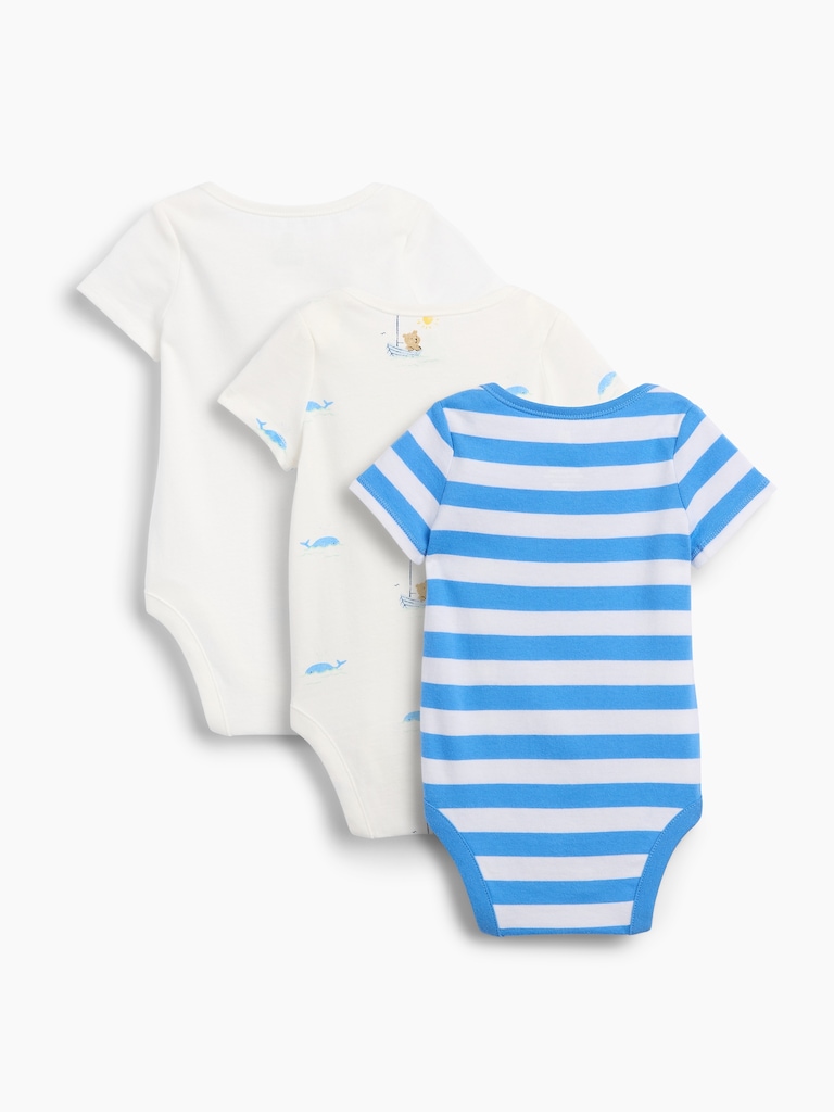 Baby First Favorites Organic Cotton Bodysuit (3-Pack)
