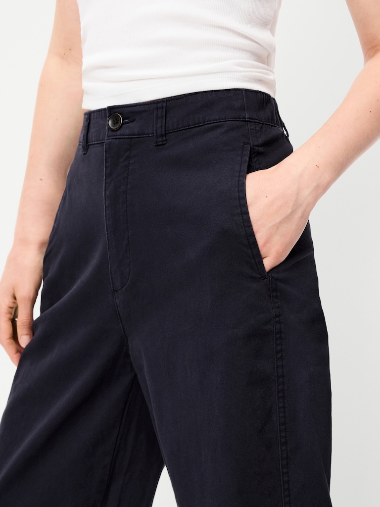 High-Waisted OGC Chino Tapered Straight Pants